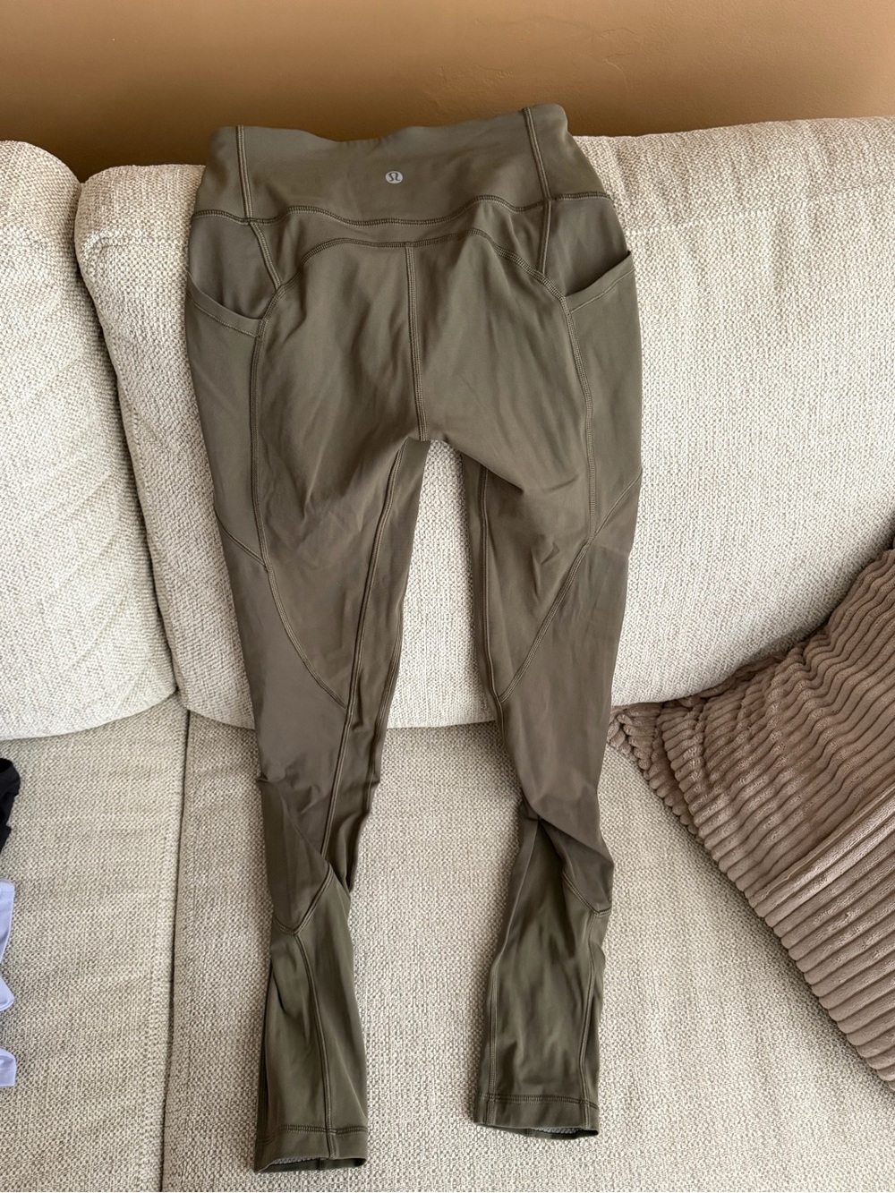 Lululemon Olive Green High-Rise all the right places Leggings